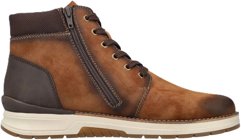 Herren Schnürstiefeletten aus Leder