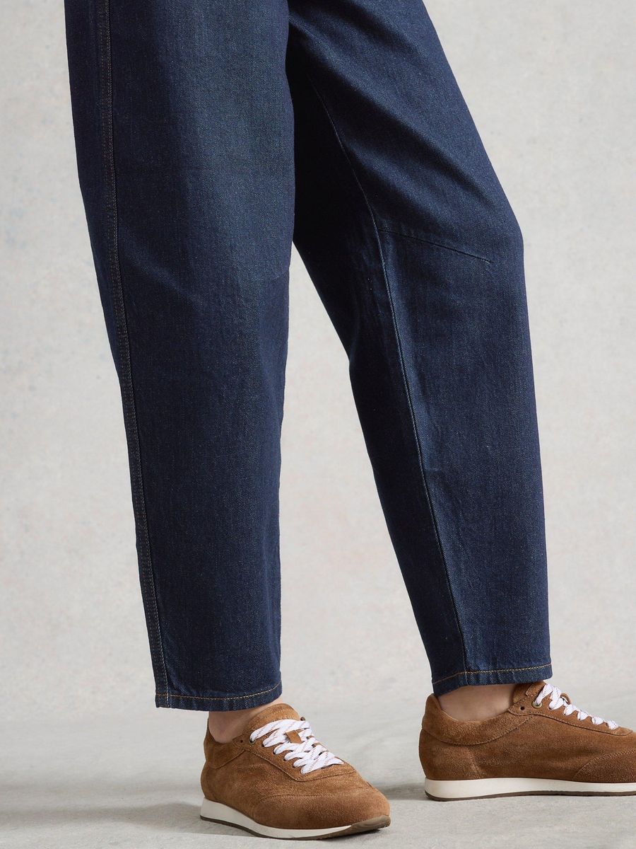 Barrel-Fit Jeans mit hohem Bund