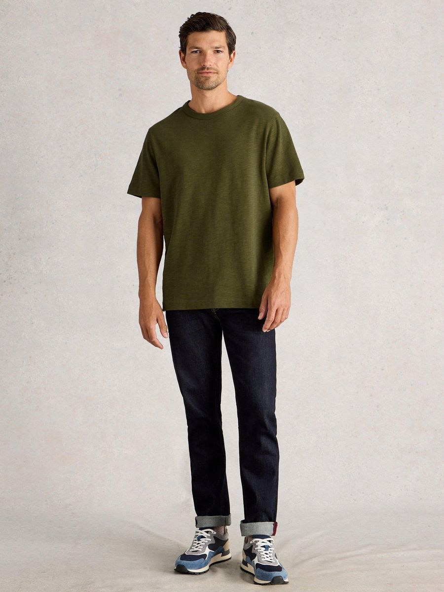T-Shirt aus Baumwolle mit entspannter Passform