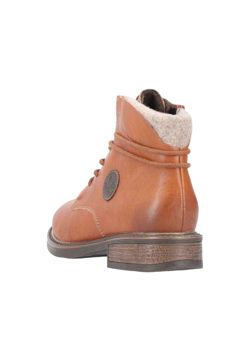 Klassische Damen Stiefelette mit Schnürsenkeln