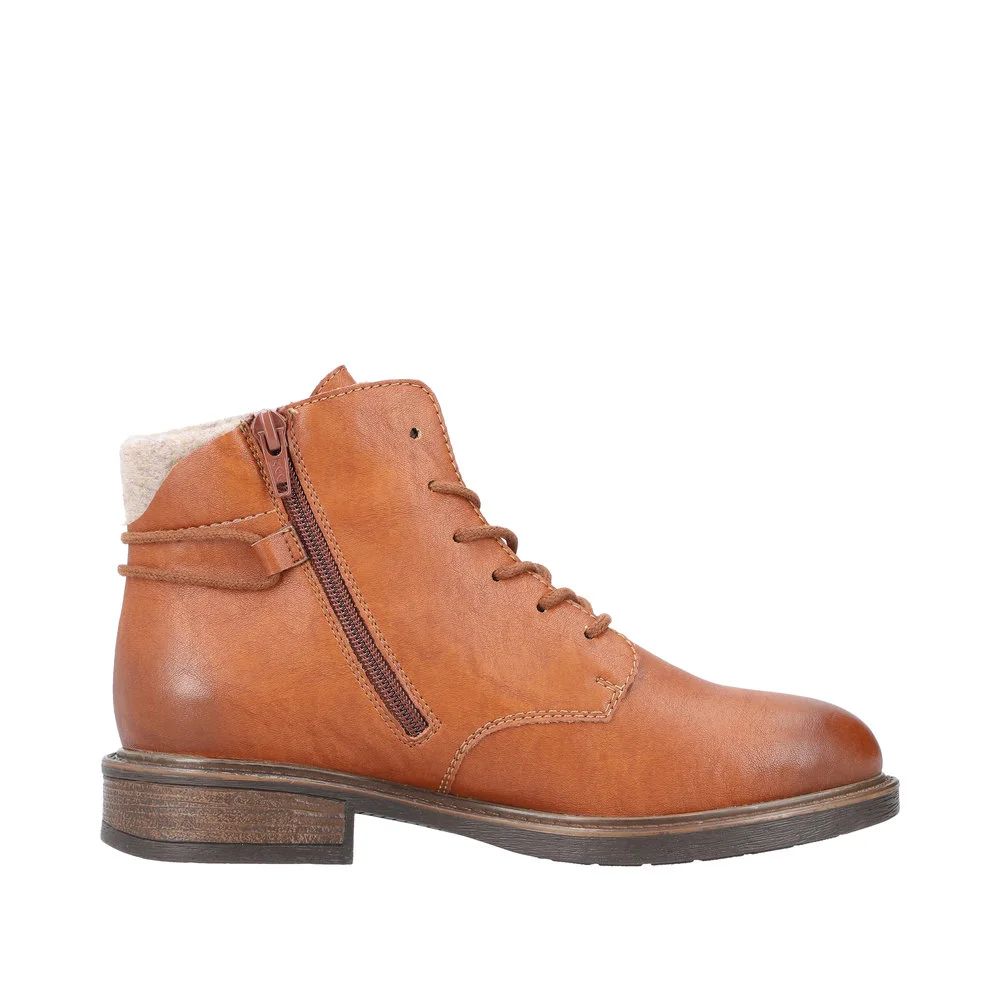 Klassische Damen Stiefelette mit Schnürsenkeln