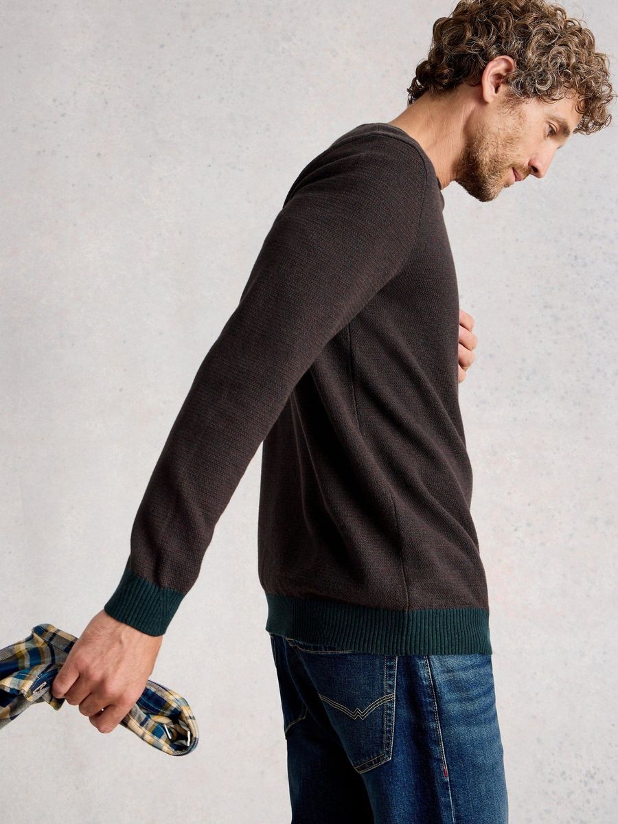 Jacquard-Strickpullover aus Merinomischung