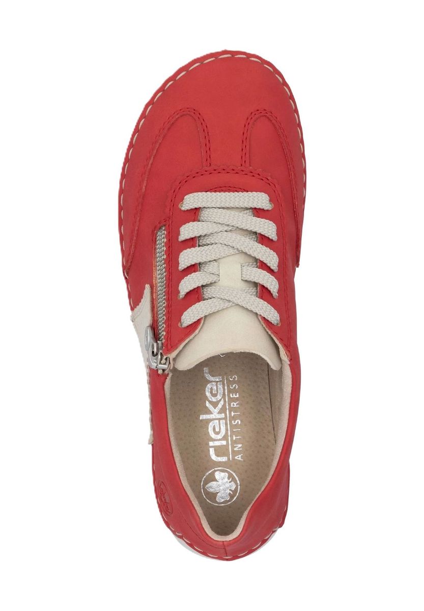 Lässiger Schnürsneaker mit Reißverschluss