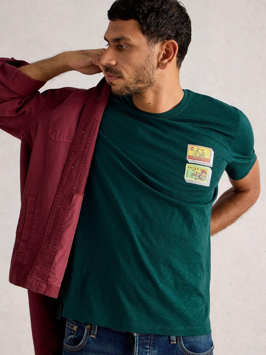 T-Shirt mit Grafikdruck und Rundhalsausschnitt