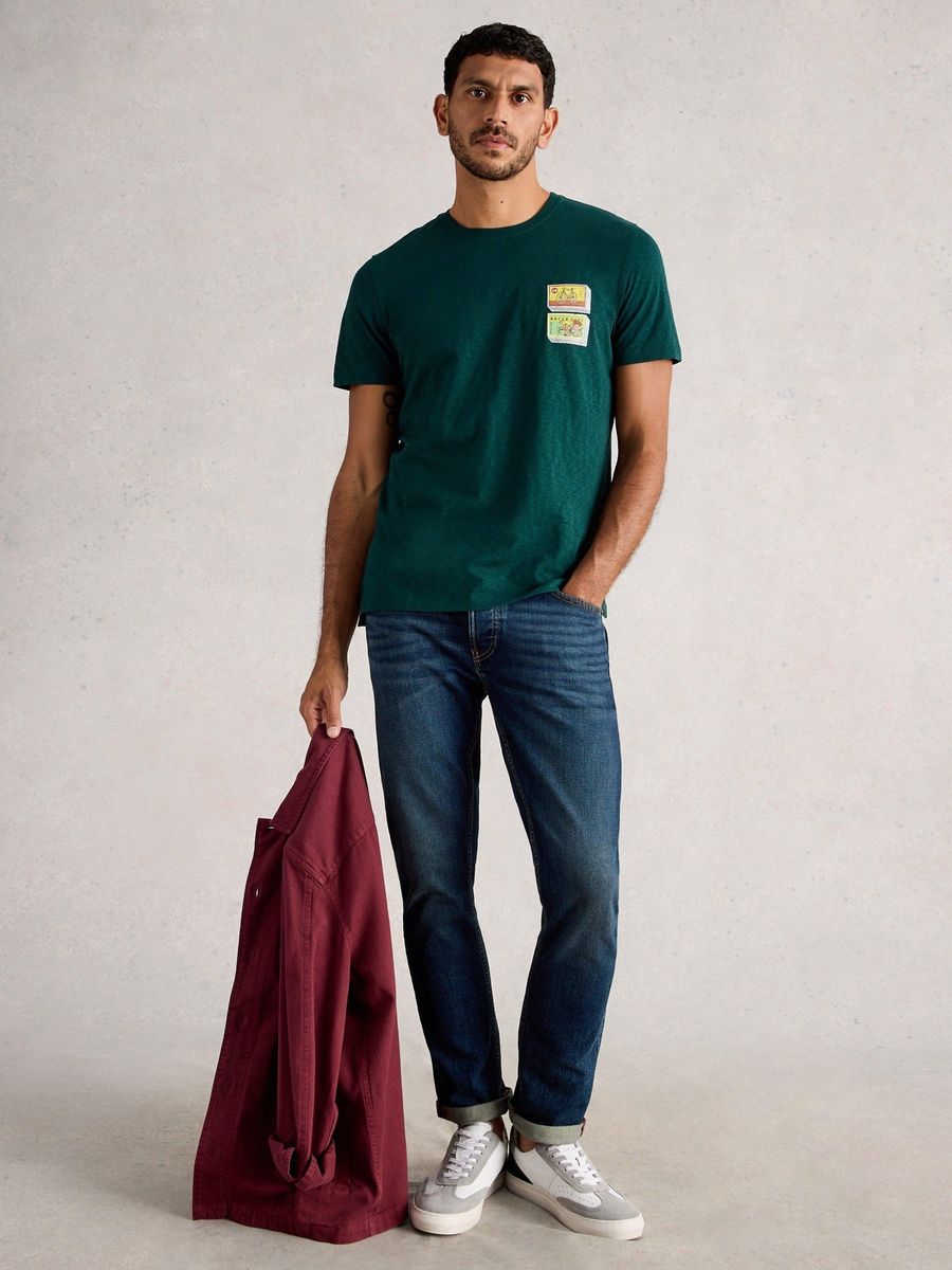 T-Shirt mit Grafikdruck und Rundhalsausschnitt