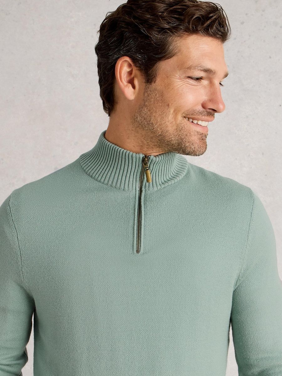 Merino-Wollpullover mit Trichterkragen