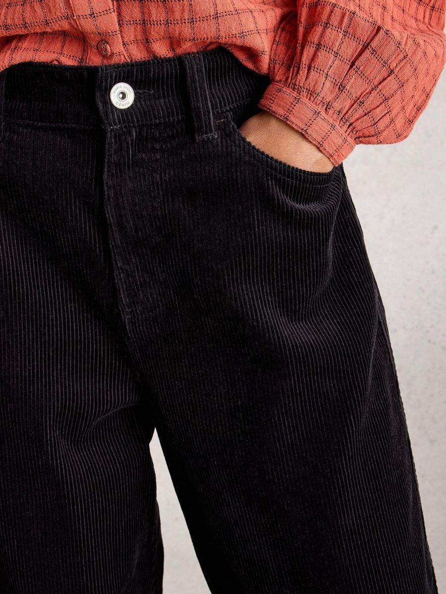 Weite Samt Cordhose