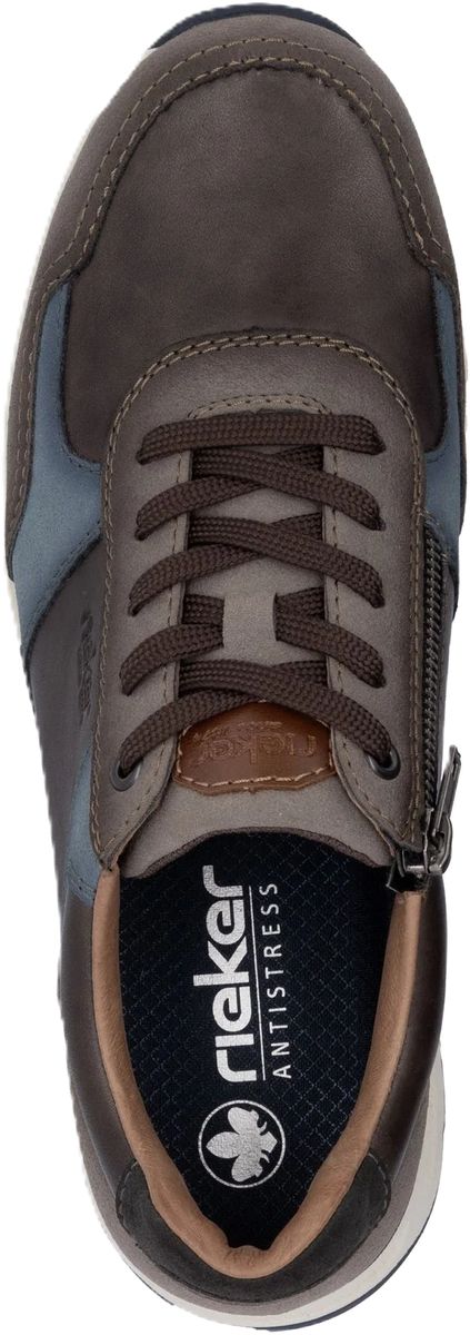 Lässiger Schnür-Sneaker in Lederoptik