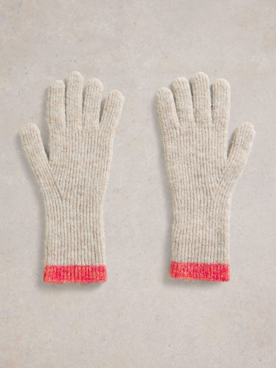 Farbblock Strickhandschuhe