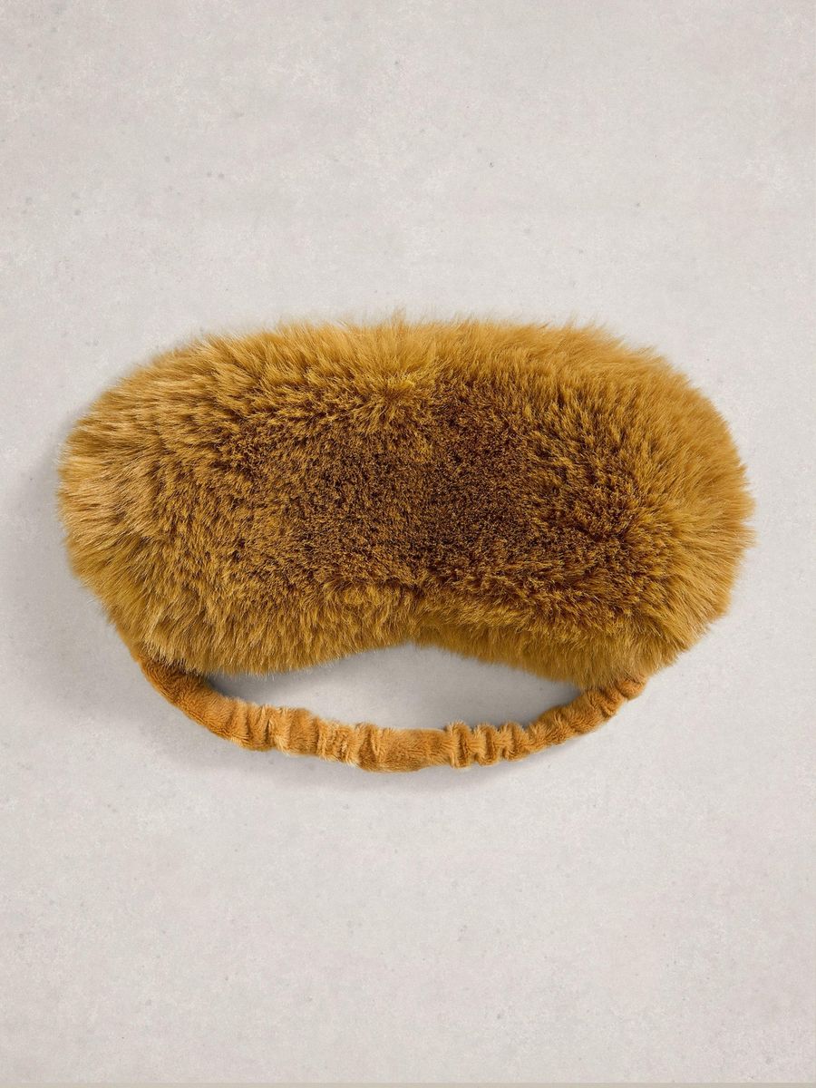 Plüsch Schlafmaske aus Kunstfell