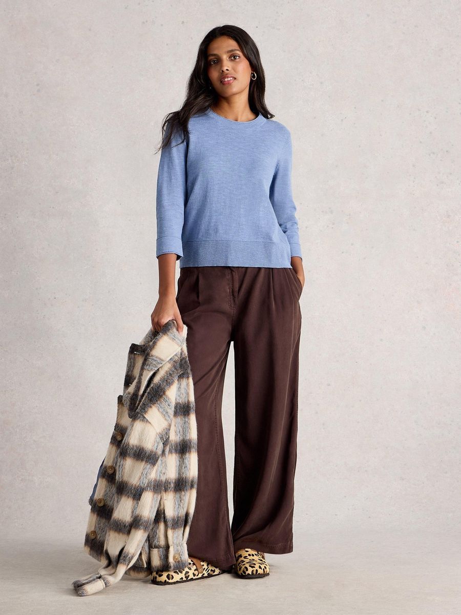 Leichter Pullover aus Leinenmischung