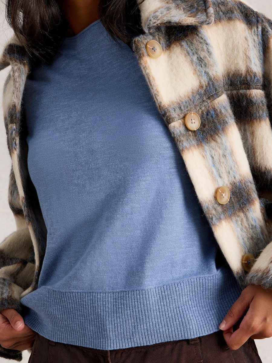 Leichter Pullover aus Leinenmischung