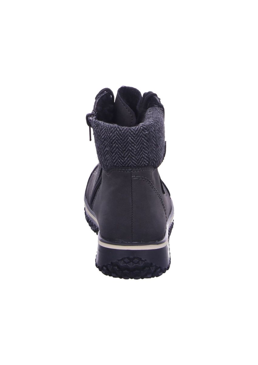 Graue wasserdichte Schnürstiefelette