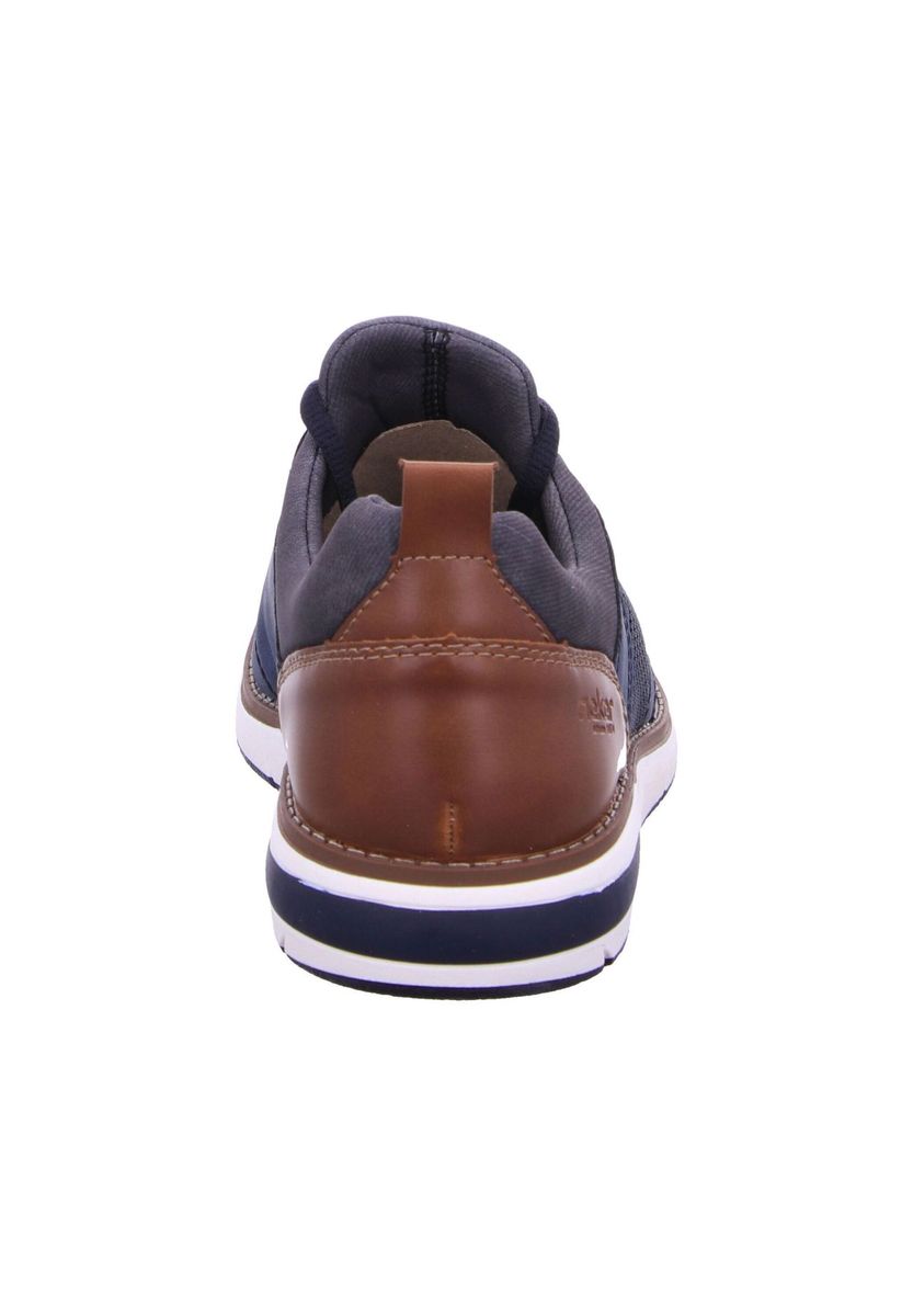 Herren Schnürschuhe aus blauem Nubukleder