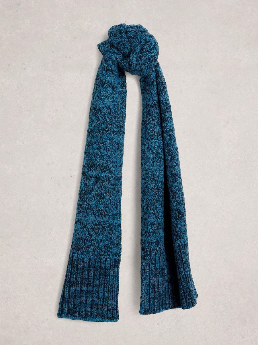 Unisex Strickschal mit Twist