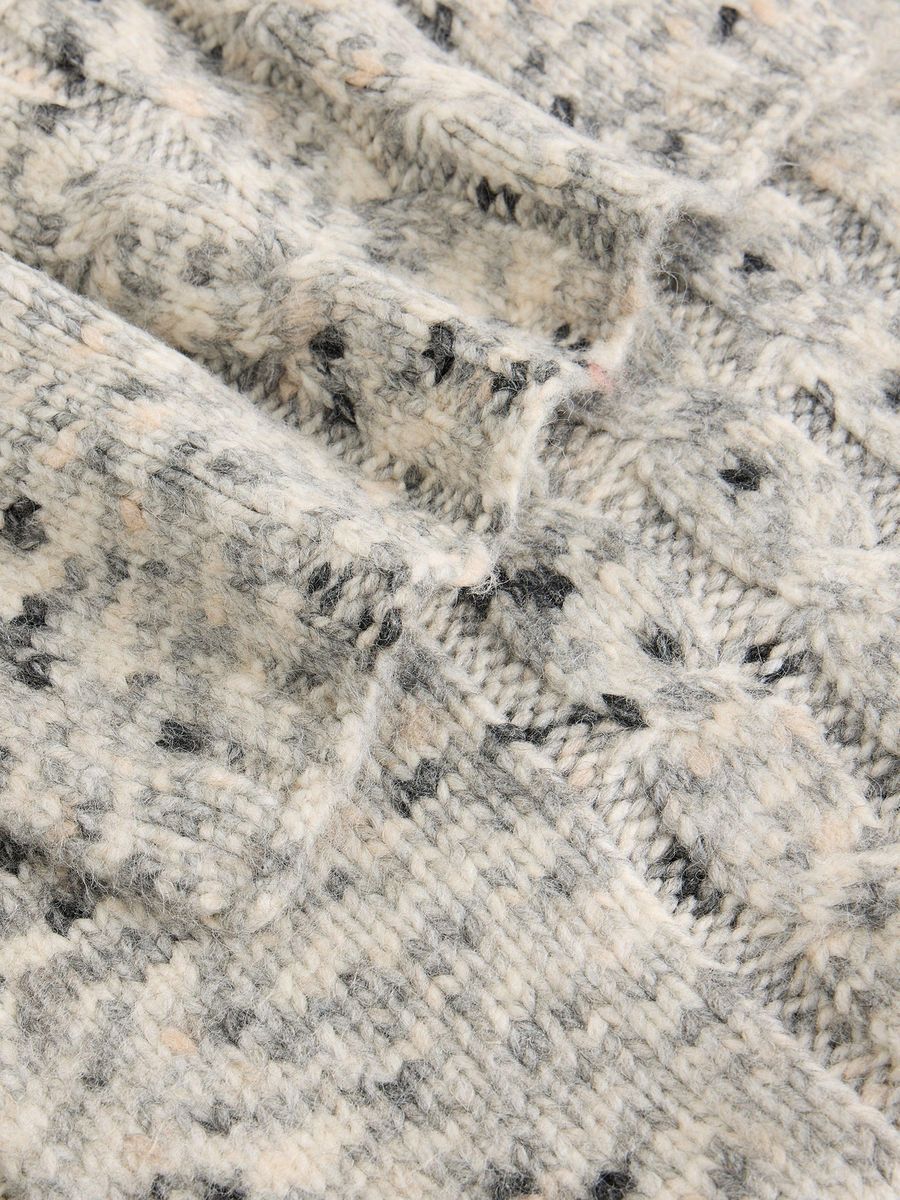 Strickschal mit Spacedye-Muster Unisex-Design