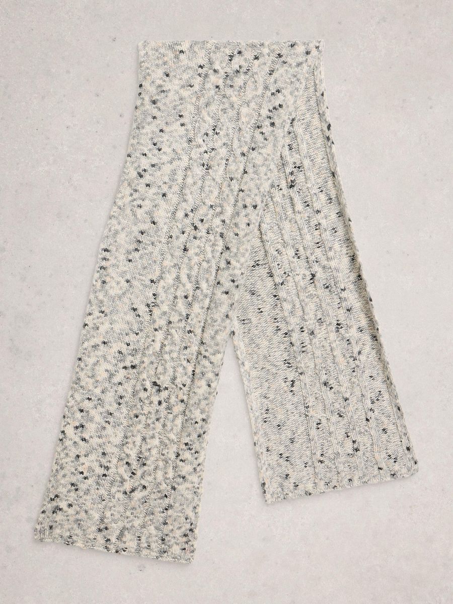 Strickschal mit Spacedye-Muster Unisex-Design
