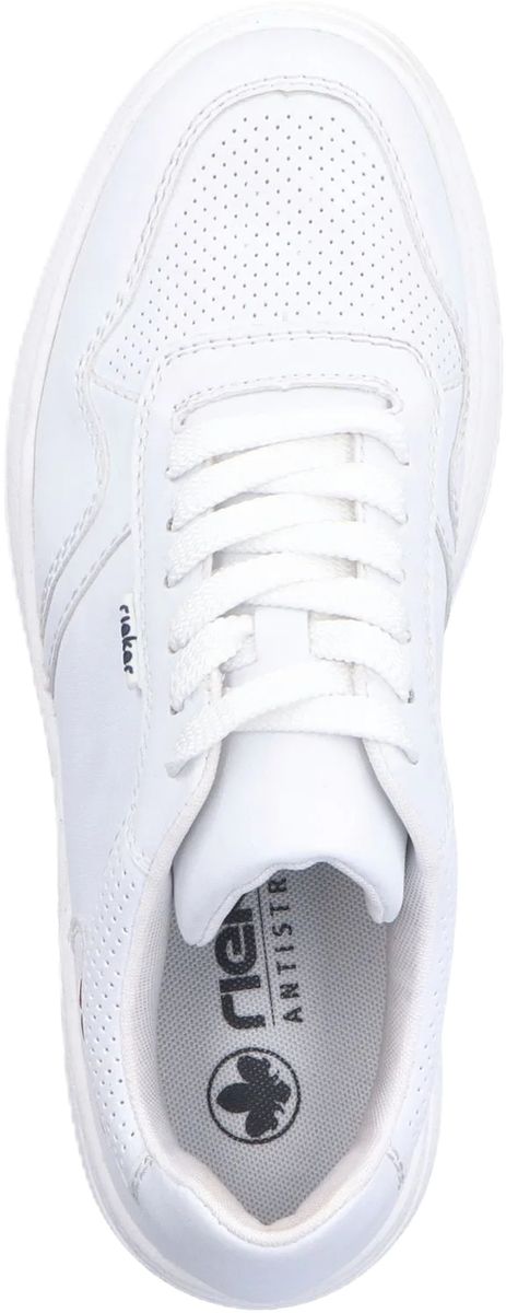 Weiße Plateau-Sneaker