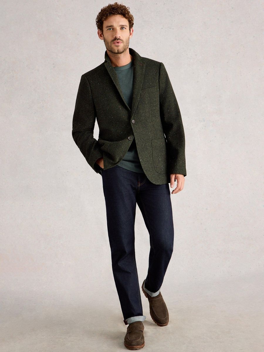 Klassischer Donegal Tweed Blazer