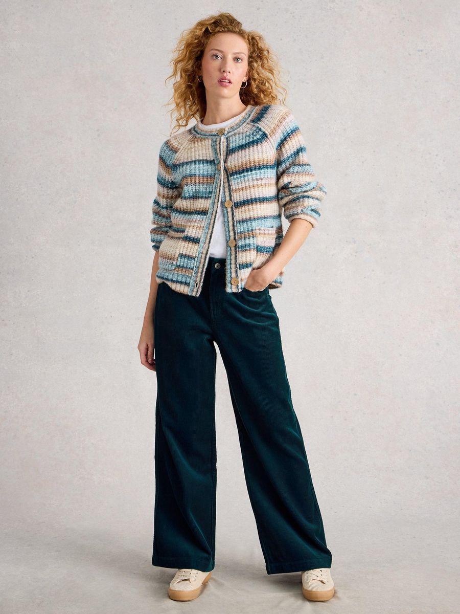 Cordhose mit weitem Bein