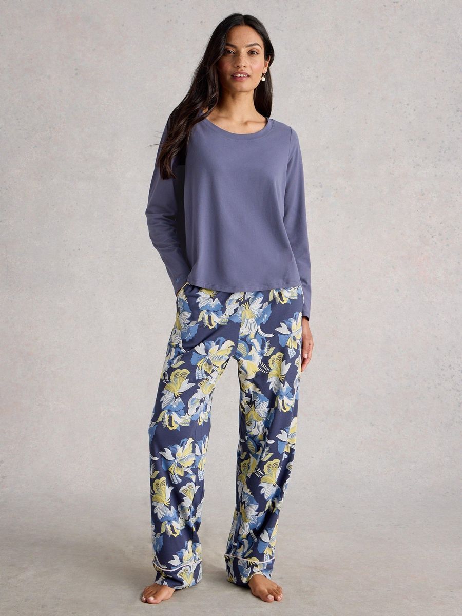 Langärmeliges Pyjama-Oberteil aus Jersey