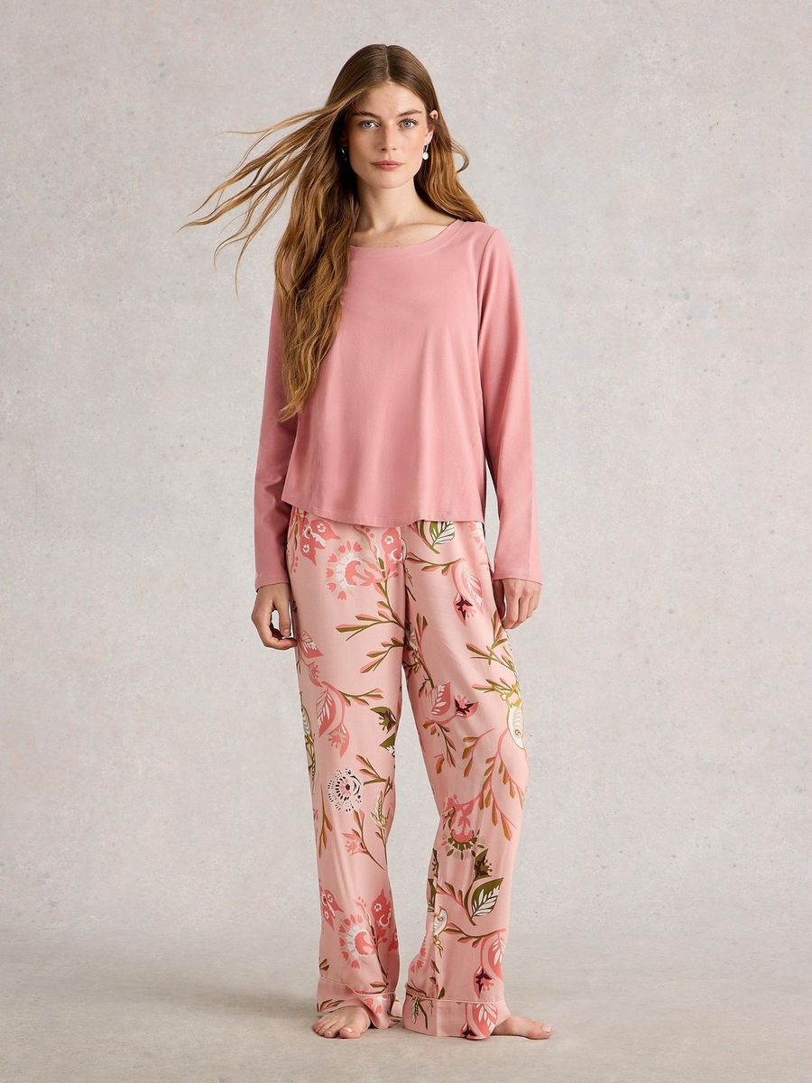 Langärmeliges Pyjama-Oberteil aus Jersey