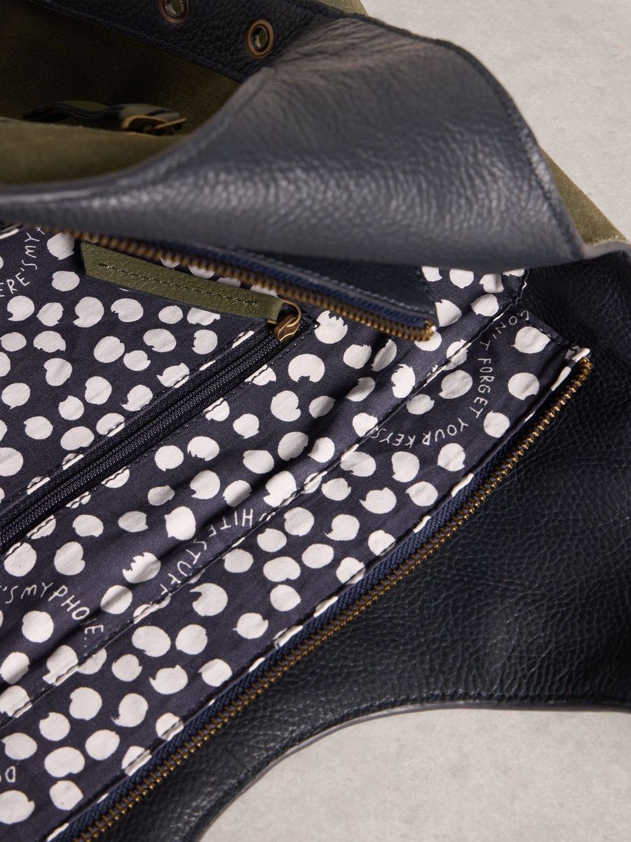 Wildleder Hobo Tasche mit Schnalle