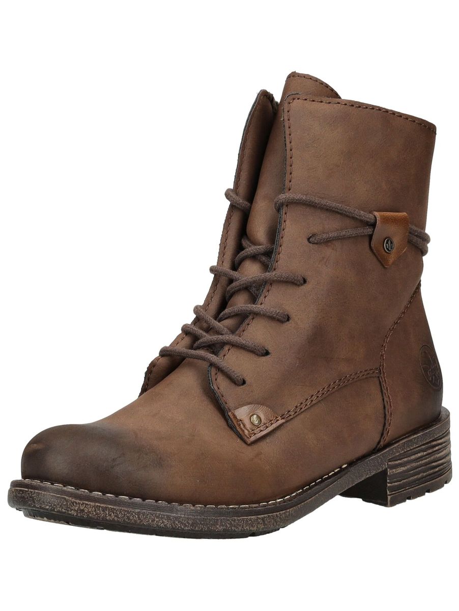 rieker Lederimitat Stiefelette, braun, 38