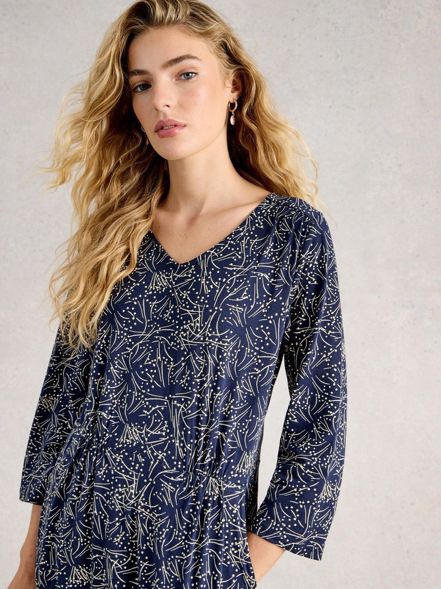 Jerseykleid mit lockerer Passform