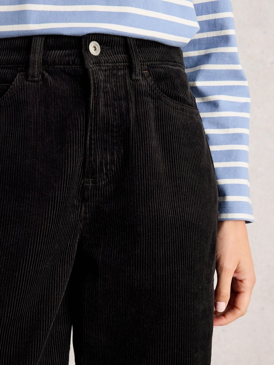 Weite Kordhose aus Bio-Baumwolle
