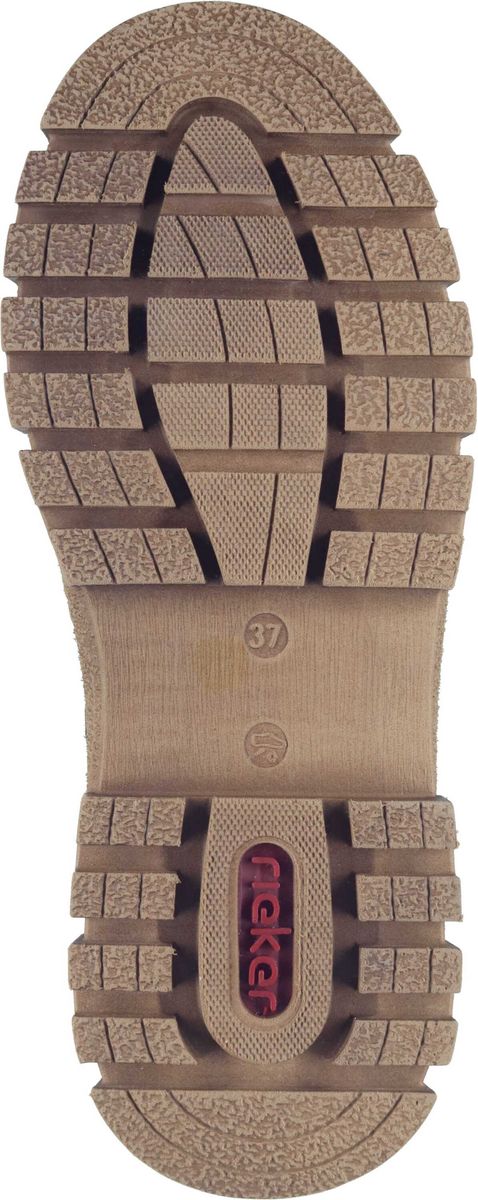 Brauner Schnürstiefel mit Fellstulpe
