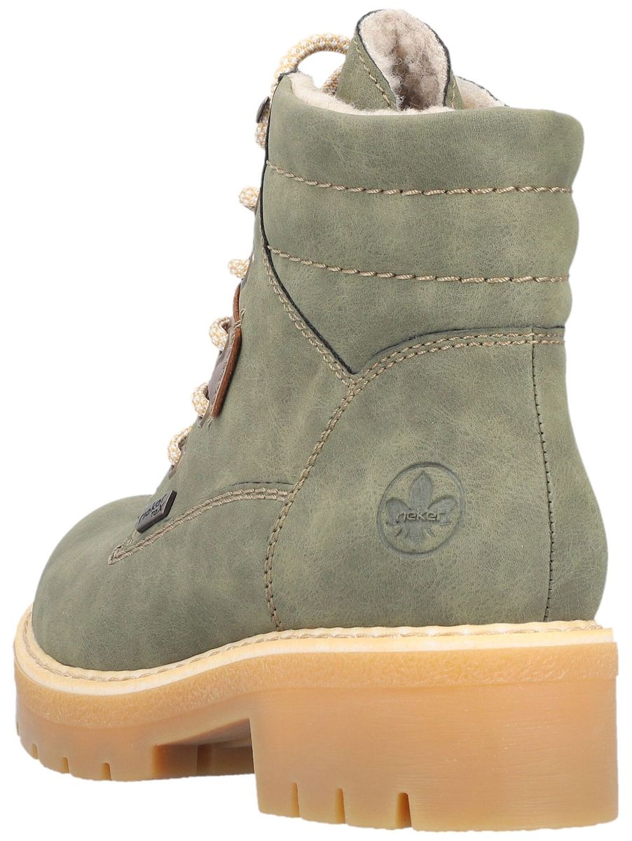 Grüne Schnürstiefelette