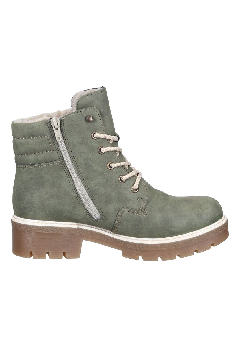 Grüne Schnürstiefelette