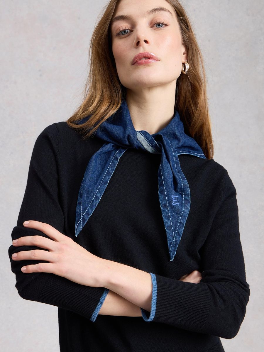 Dreieckstuch aus Denim