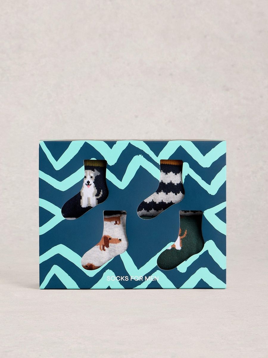 Socken-Set mit Hundemuster