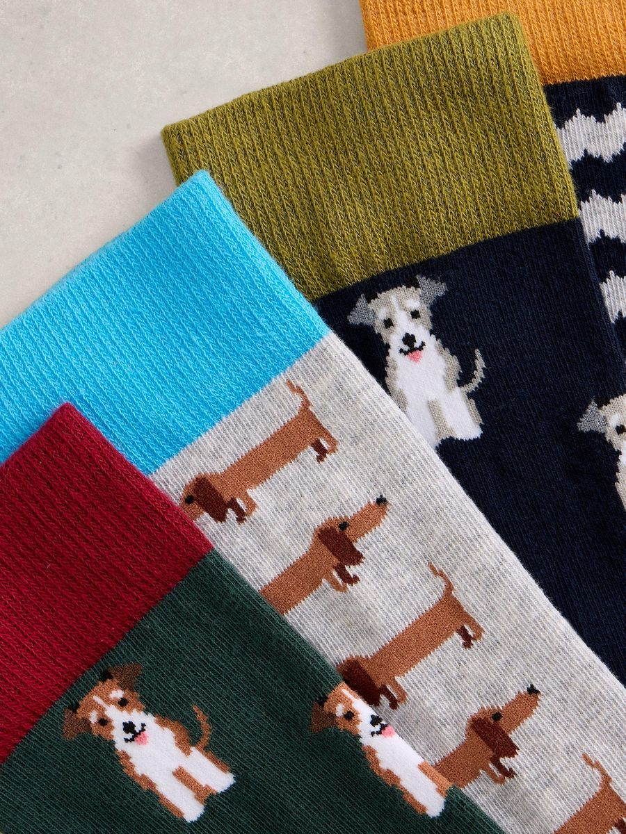 Socken-Set mit Hundemuster