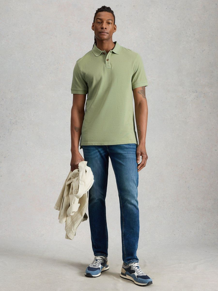 Klassisches Baumwoll-Poloshirt