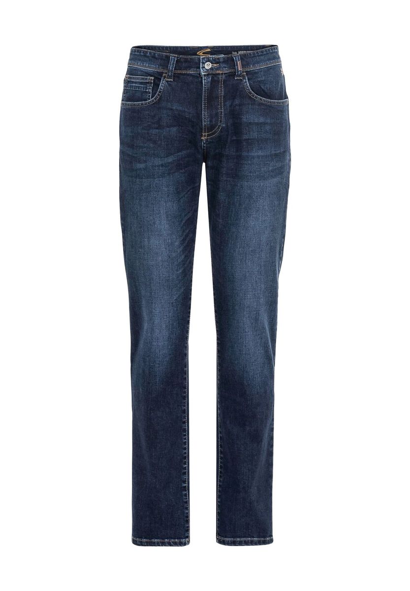 Regular Fit Jeans mit Indigo-Waschung