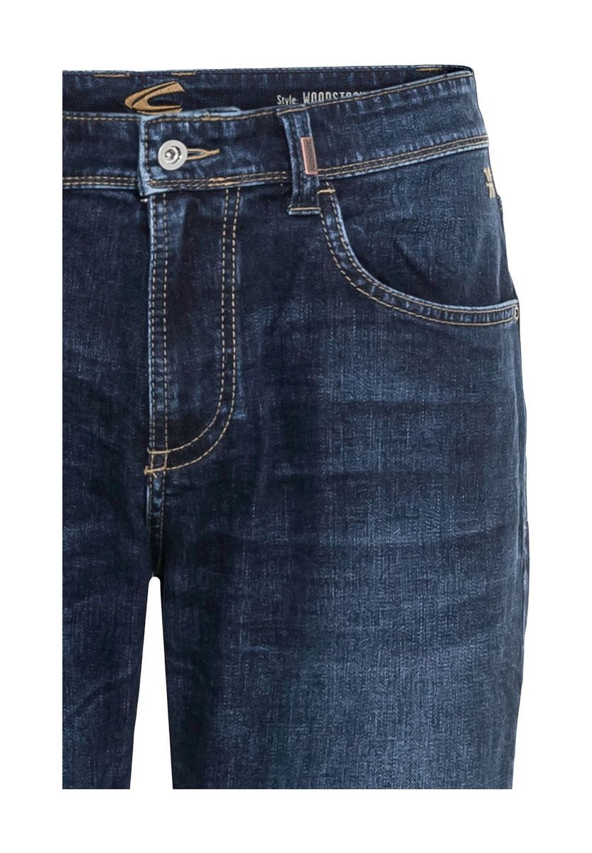 Regular Fit Jeans mit Indigo-Waschung