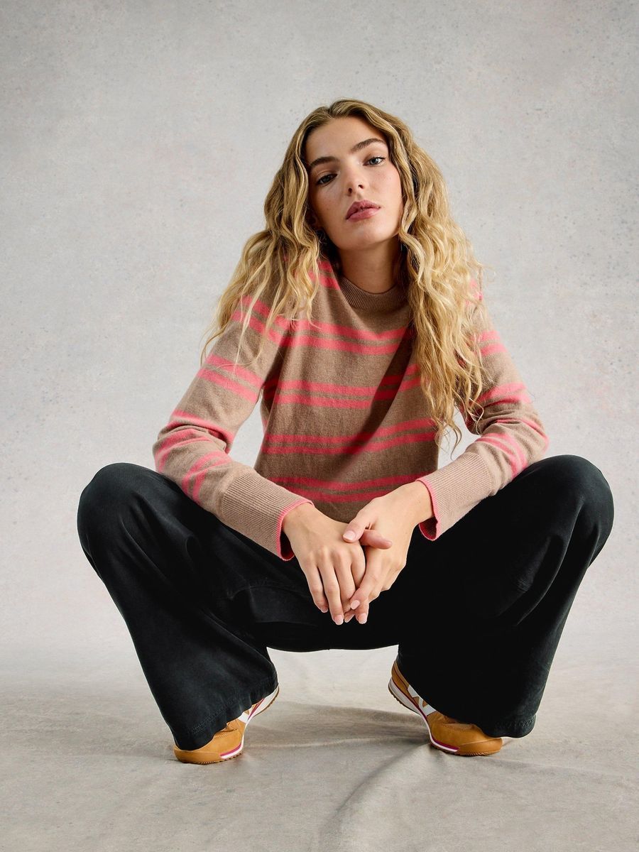 Weit geschnittene Tencel-Hose mit Falten