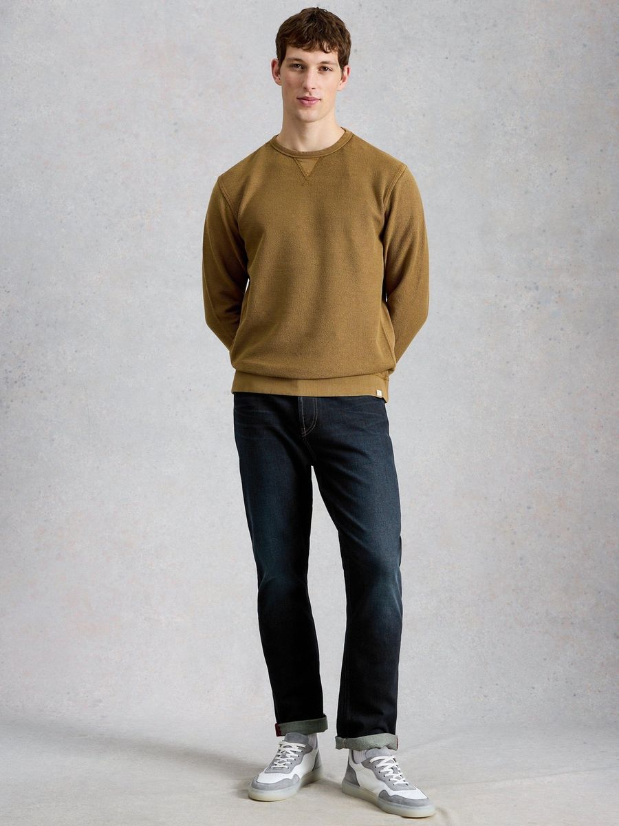 Jeans mit geradem Bein in dunkler Waschung
