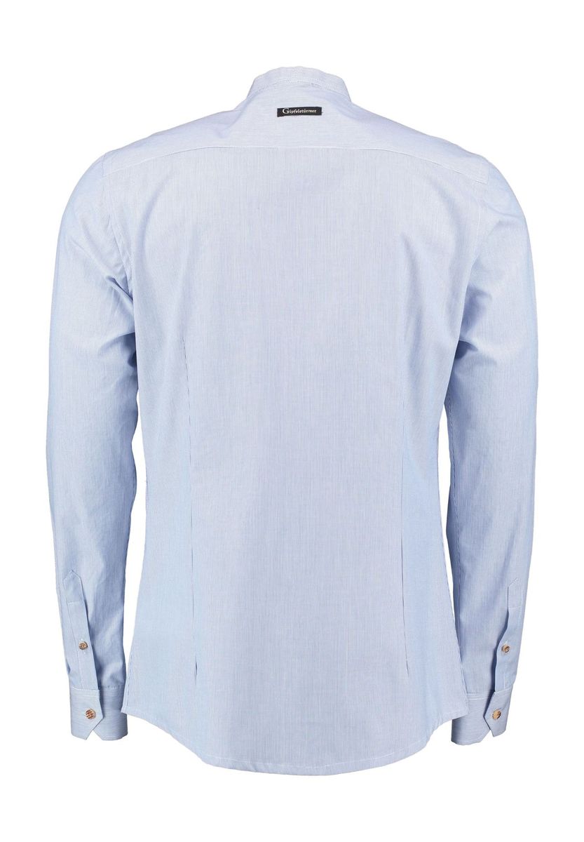 Schmales Freizeithemd mit Stehkragen