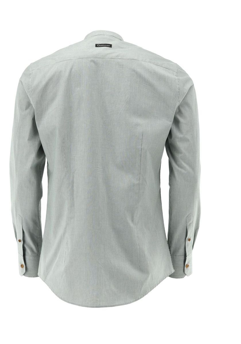 Lässiges Langarmhemd mit Stehkragen