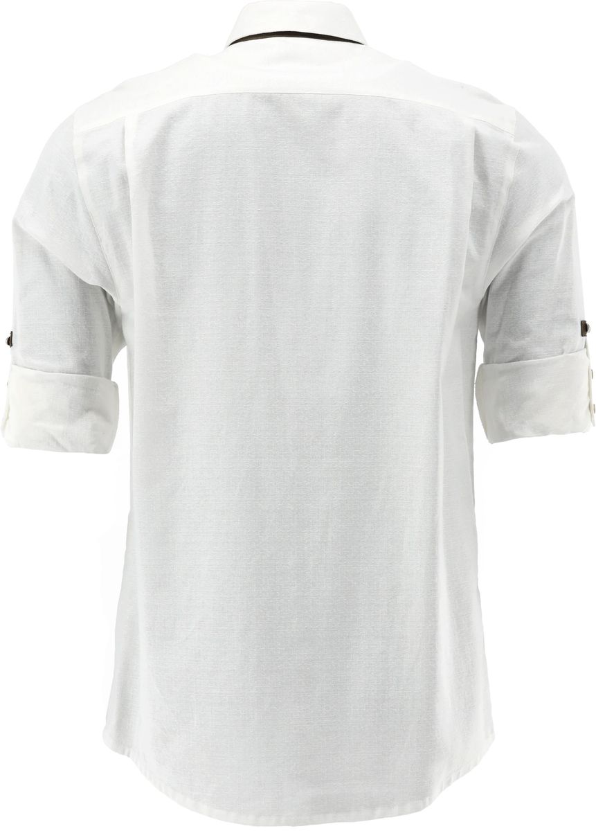 Orbis Trachentenhemd, Slim-Fit, Langarm, Kent, für Herren, weiß, 43/44