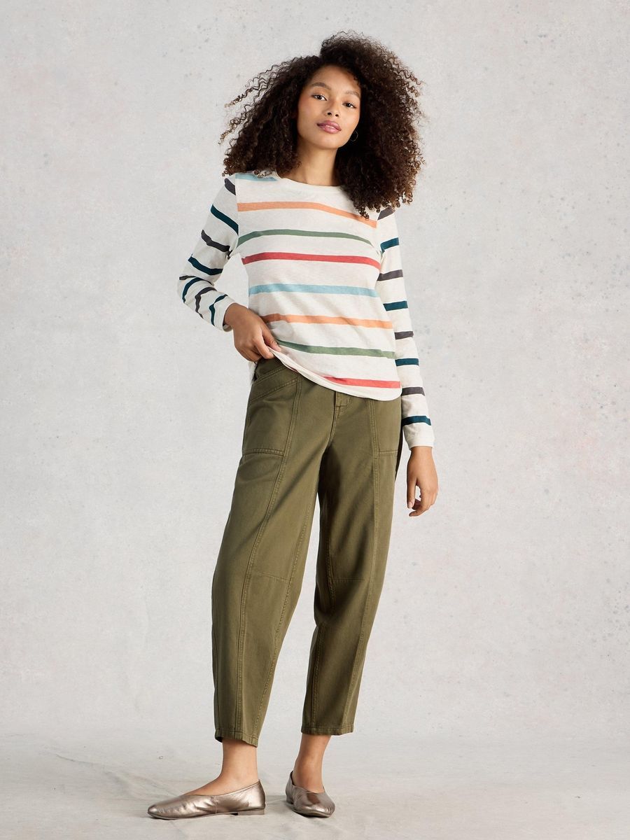Gestreiftes Langarmshirt Clara