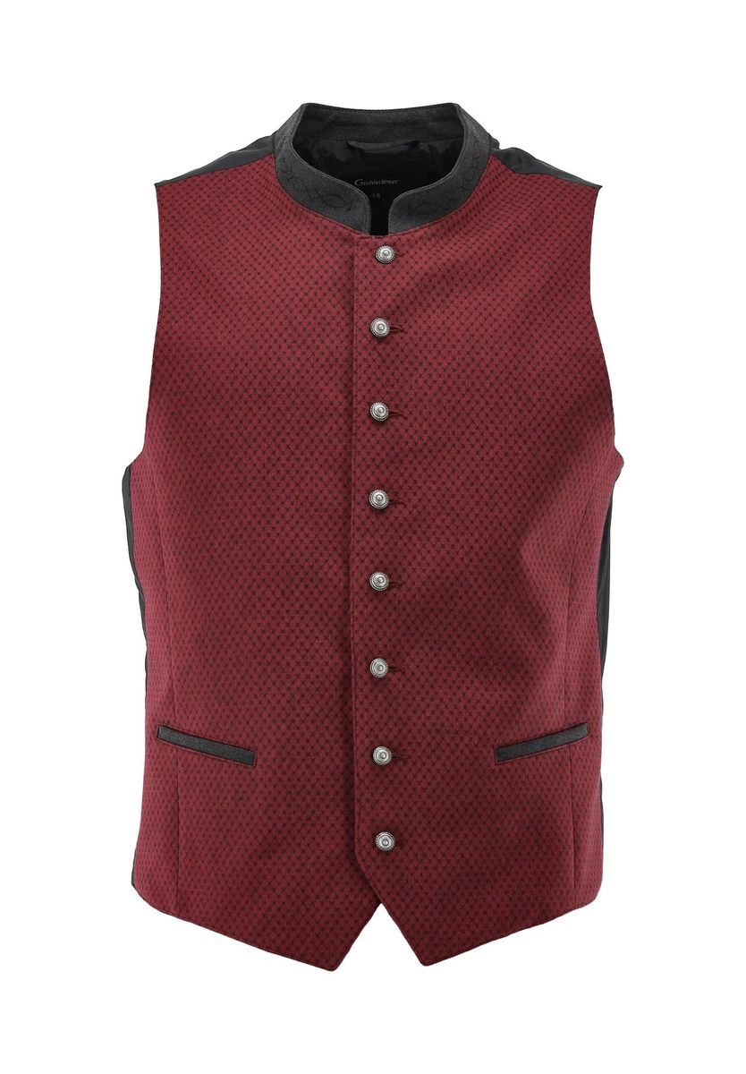 Herren Trachtenweste mit traditionellem Muster