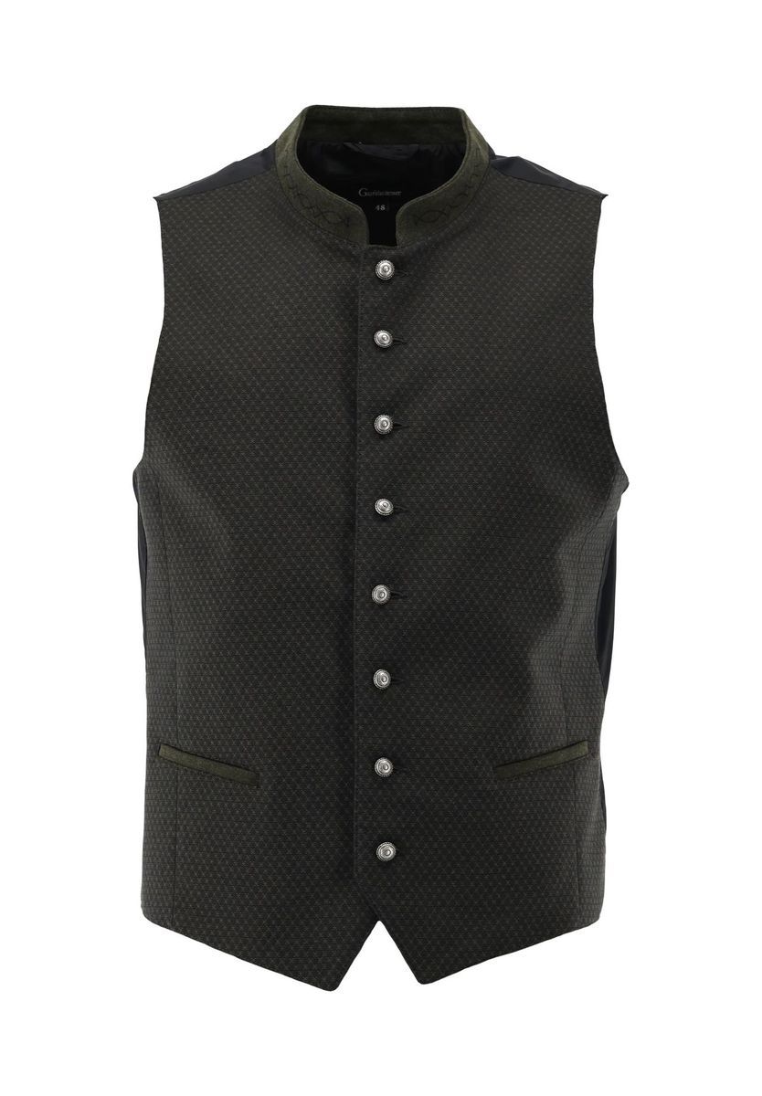 Traditionelle Trachtenweste mit Stehkragen