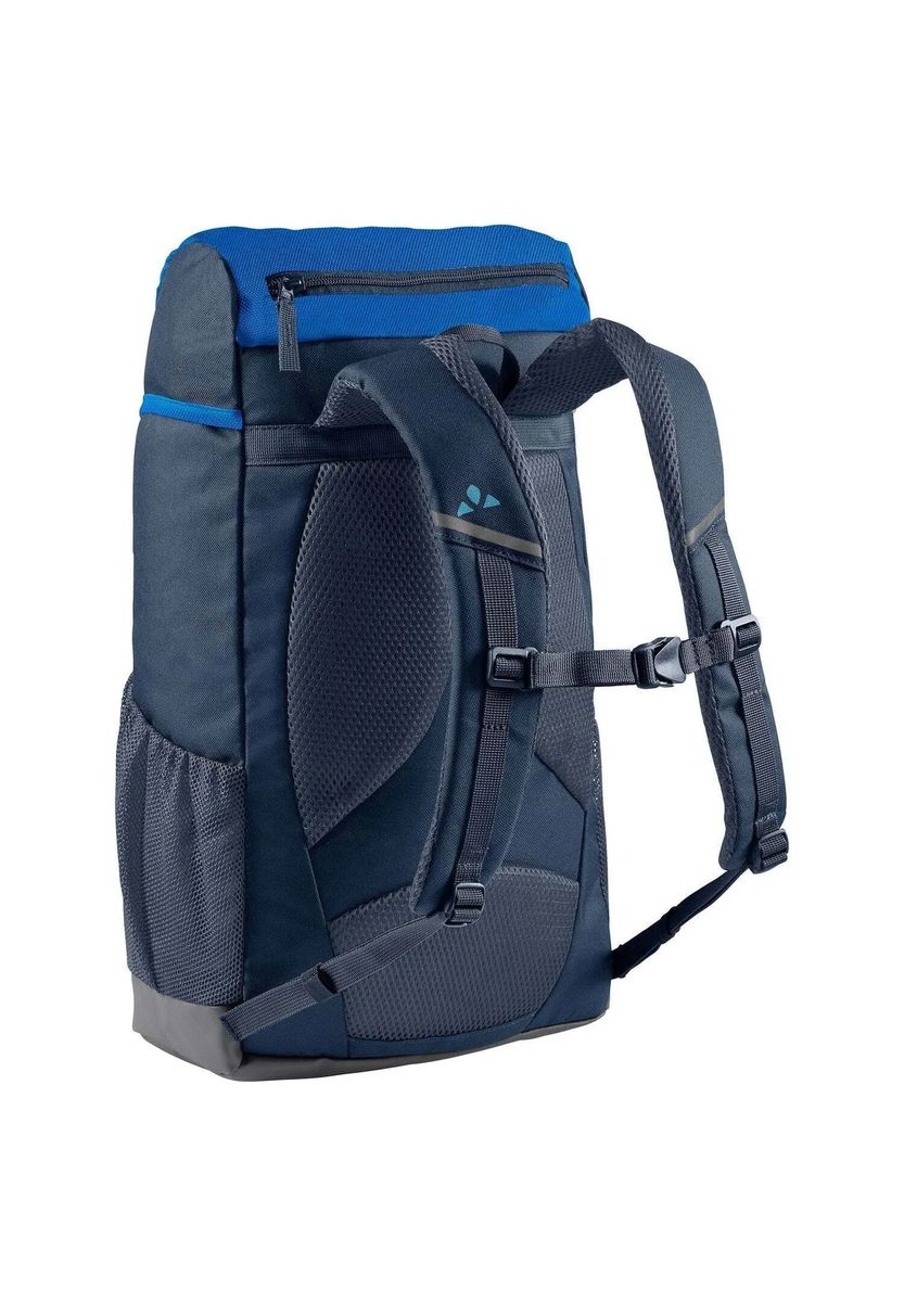 VAUDE Wanderrucksack, Regenhülle, Lupe, Sitzmatte, wasserabweisend, für Kinder, blau, 99