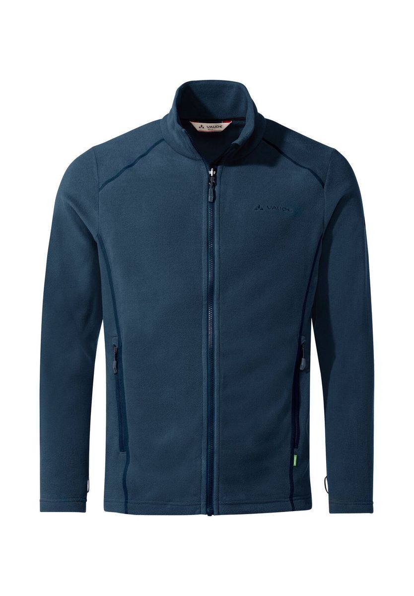 Bequeme Fleecejacke mit durchgehendem Reißverschluss