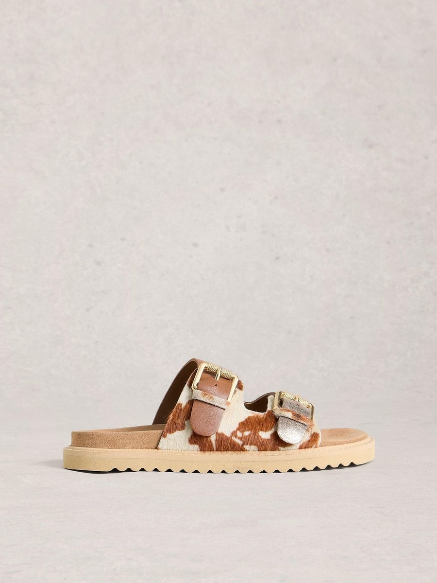 Fußbettsandalen mit Schnallen
